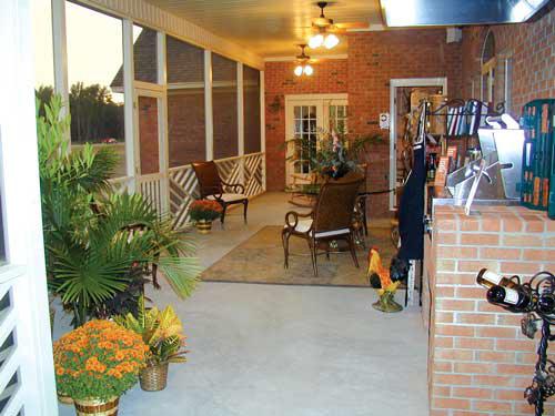 Rear Porch