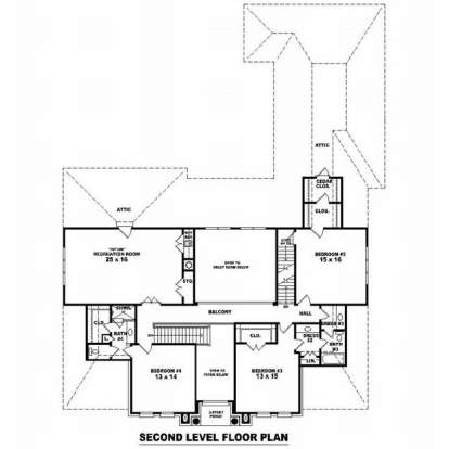 Floorplan 2 for House Plan #053-02140