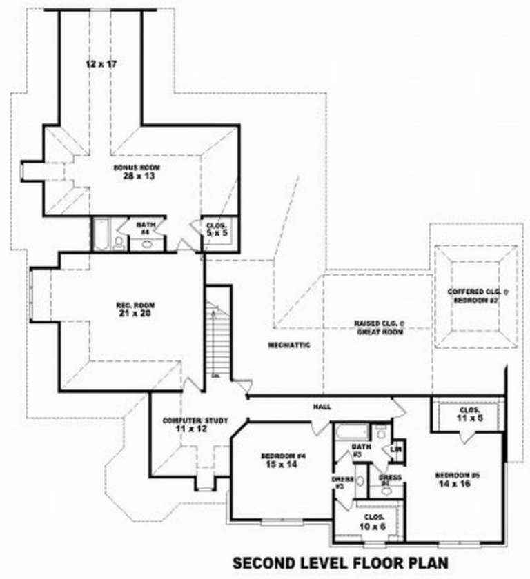 House Plan House Plan #10029 Drawing 2