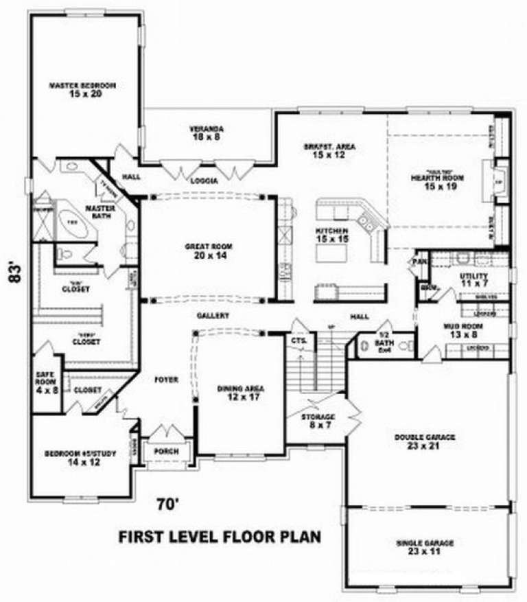 House Plan House Plan #10030 Drawing 1