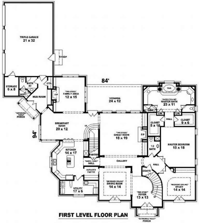 House Plan House Plan #10033 Drawing 1