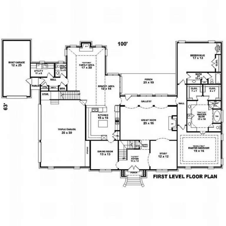 House Plan House Plan #10059 Drawing 1