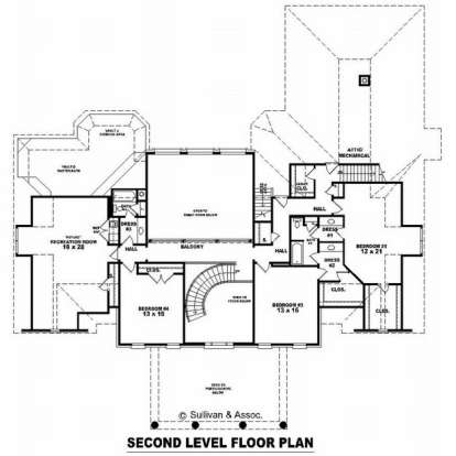 Floorplan 2 for House Plan #053-02218
