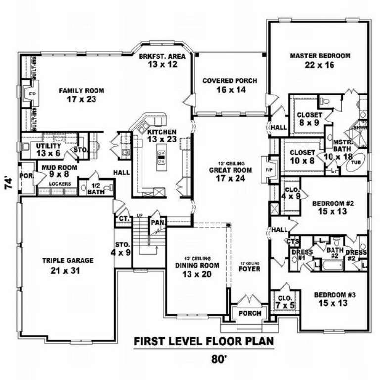 House Plan House Plan #10111 Drawing 1