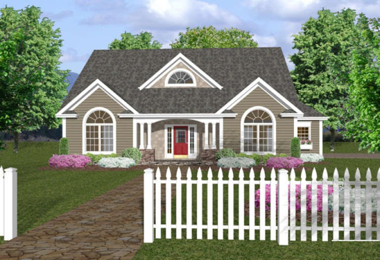 House Plan House Plan #1018 Front Elevation