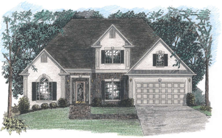 House Plan House Plan #1021 Front Elevation
