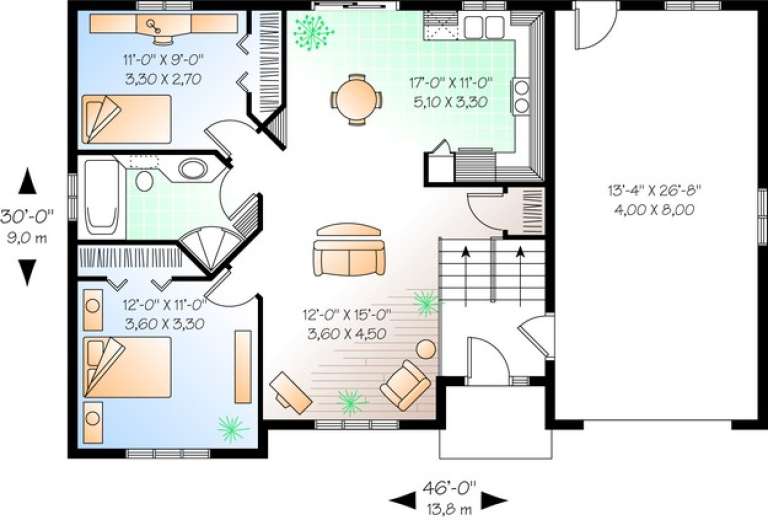 House Plan House Plan #10295 Drawing 1