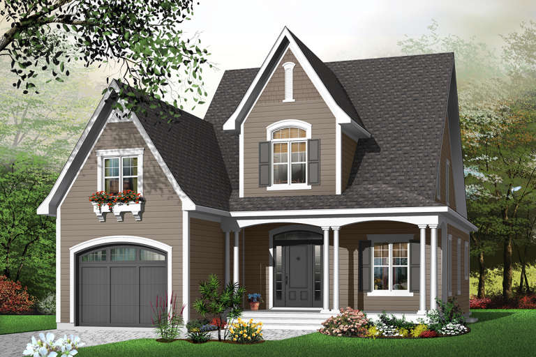 House Plan House Plan #10351 Front Elevation 