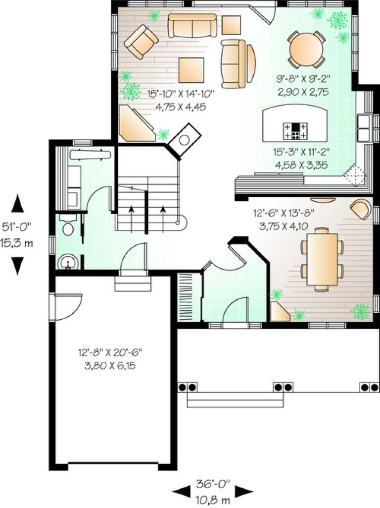 House Plan House Plan #10351 Drawing 1