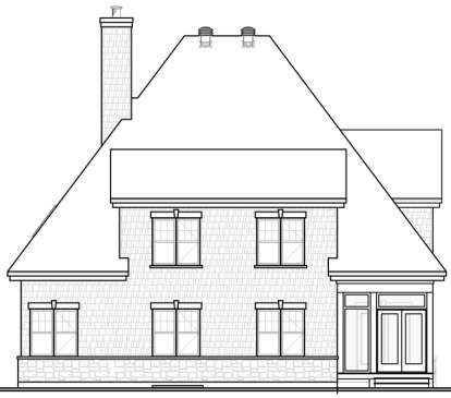 Country House Plan #034-00413 Elevation Photo
