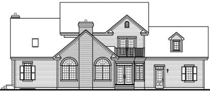 Traditional House Plan #034-00415 Elevation Photo