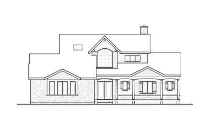 Country House Plan #034-00421 Elevation Photo