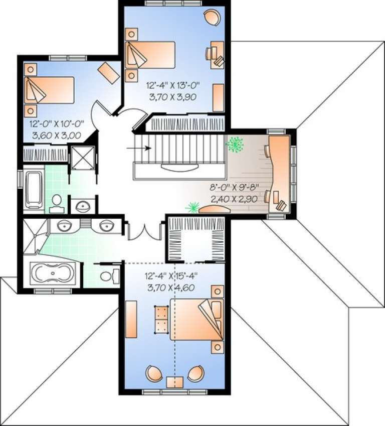 House Plan House Plan #10366 Drawing 2