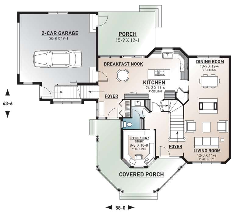 House Plan House Plan #10460 Drawing 1