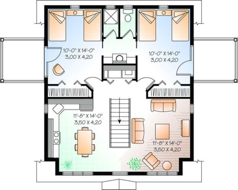 House Plan House Plan #10470 Drawing 2