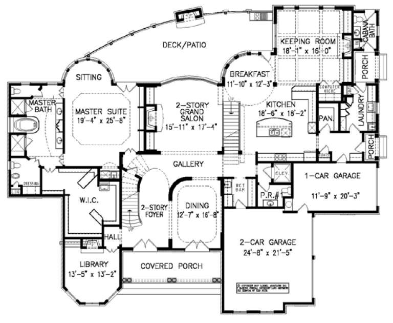 House Plan House Plan #10574 Drawing 1