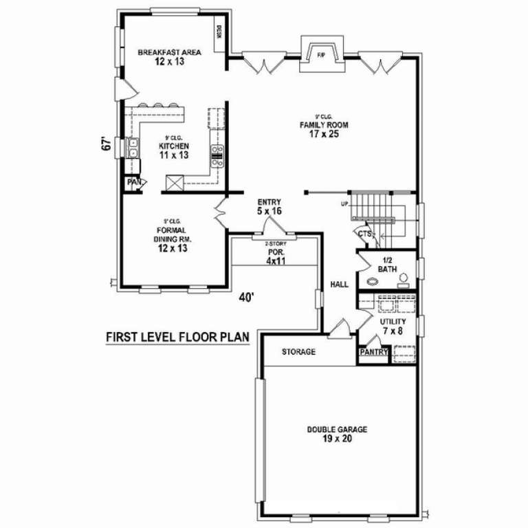 House Plan House Plan #10614 Drawing 1
