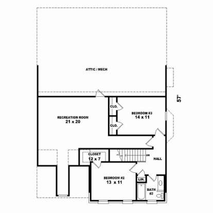 Floorplan 2 for House Plan #053-02314