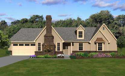 Traditional House Plan #053-02324 Elevation Photo