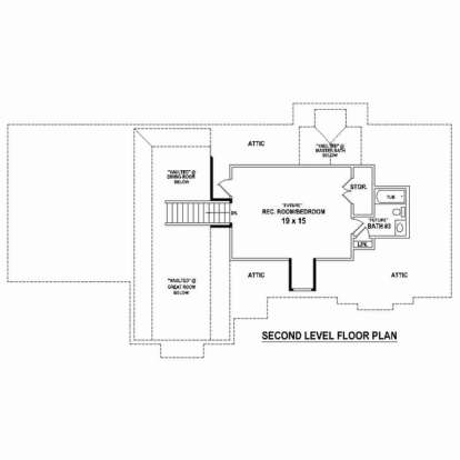 Floorplan 2 for House Plan #053-02324
