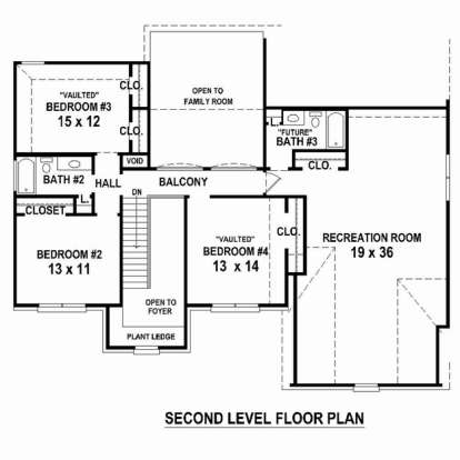 Floorplan 2 for House Plan #053-02347
