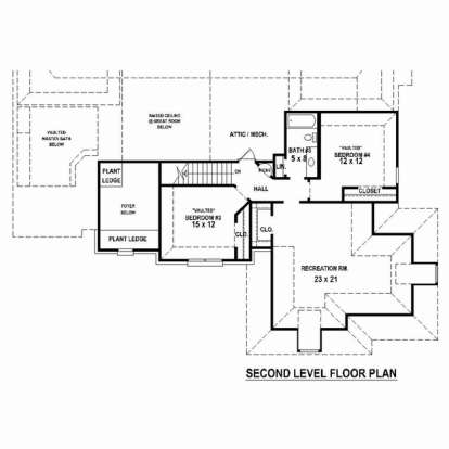 Floorplan 2 for House Plan #053-02420