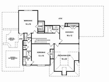 Floorplan 2 for House Plan #053-02424