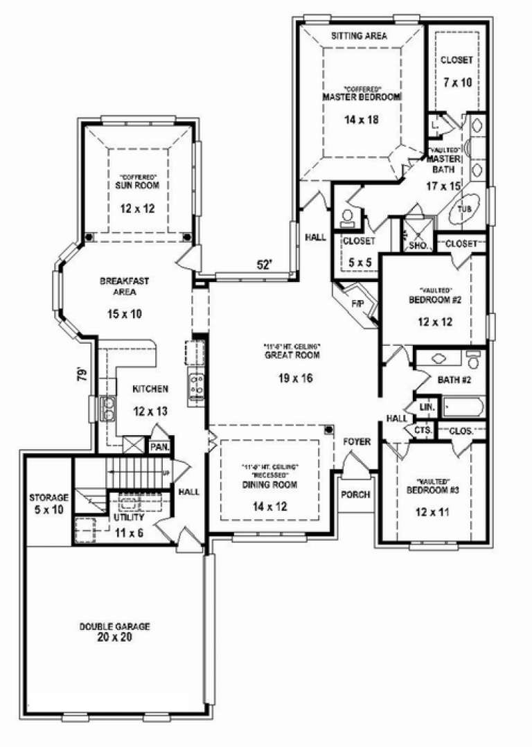 House Plan House Plan #10745 Drawing 1