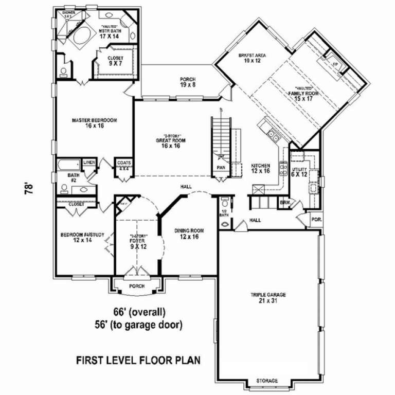 House Plan House Plan #10833 Drawing 1