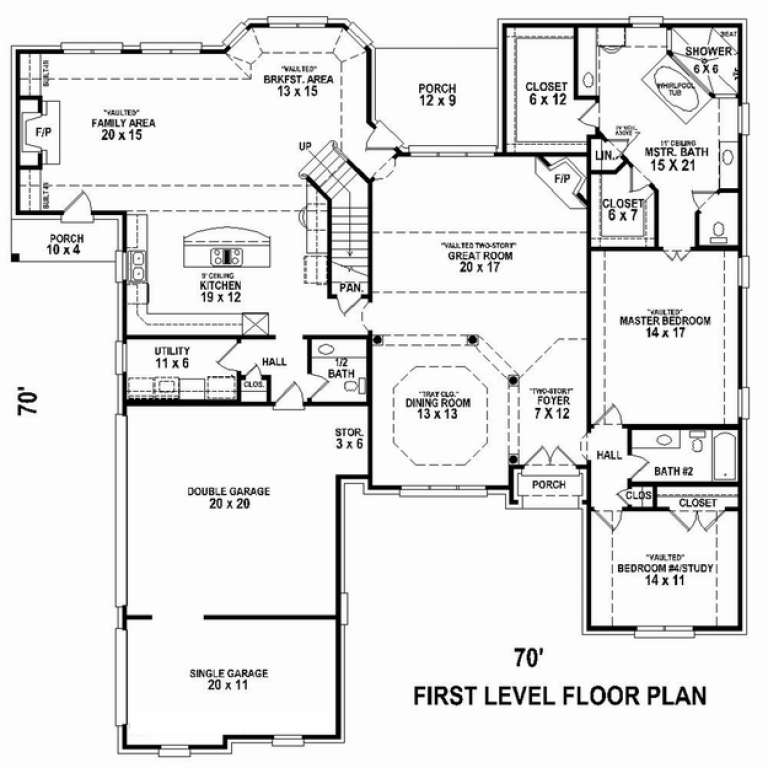 House Plan House Plan #10837 Drawing 1