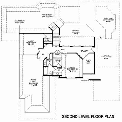 Floorplan 2 for House Plan #053-02533