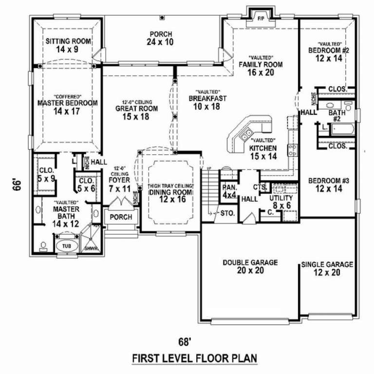 House Plan House Plan #10841 Drawing 1