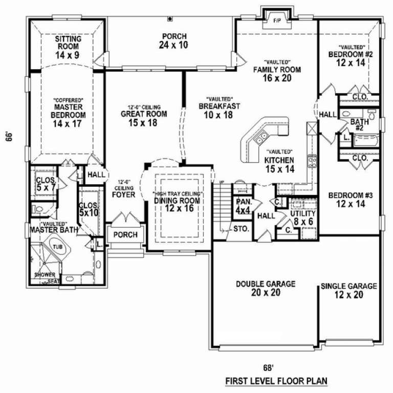 House Plan House Plan #10847 Drawing 1