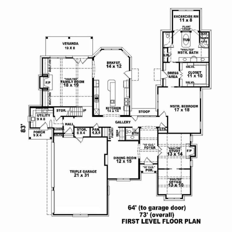 House Plan House Plan #10857 Drawing 1