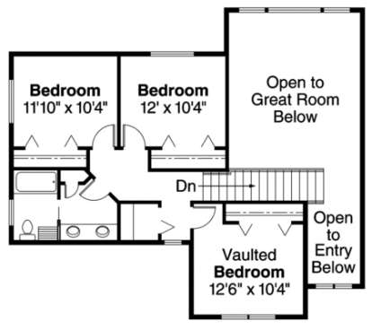 Floorplan 2 for House Plan #035-00330