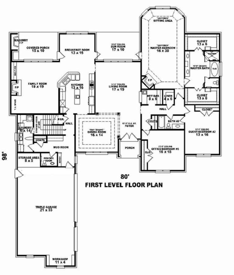 House Plan House Plan #10867 Drawing 1