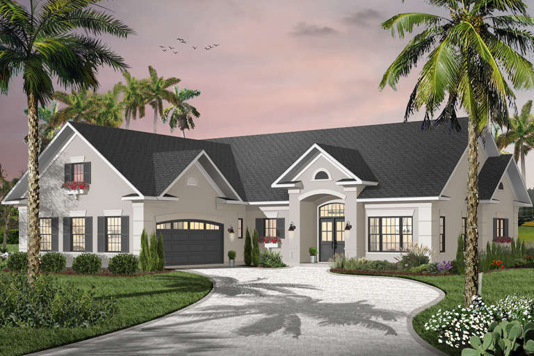 House Plan House Plan #10915 Front Elevation 
