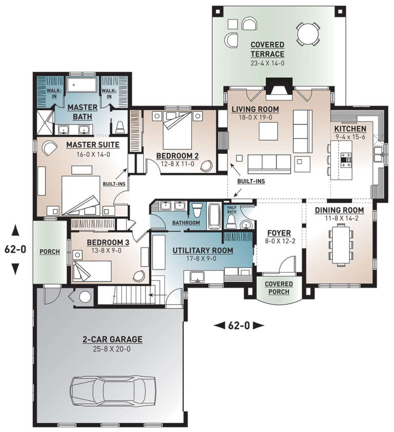House Plan House Plan #10915 Drawing 1