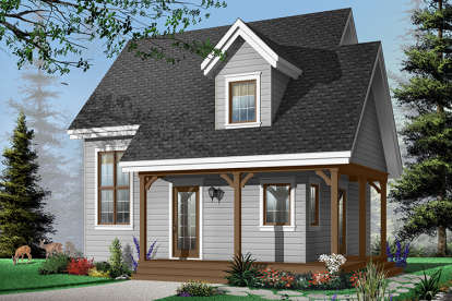 Country House Plan #034-00772 Elevation Photo