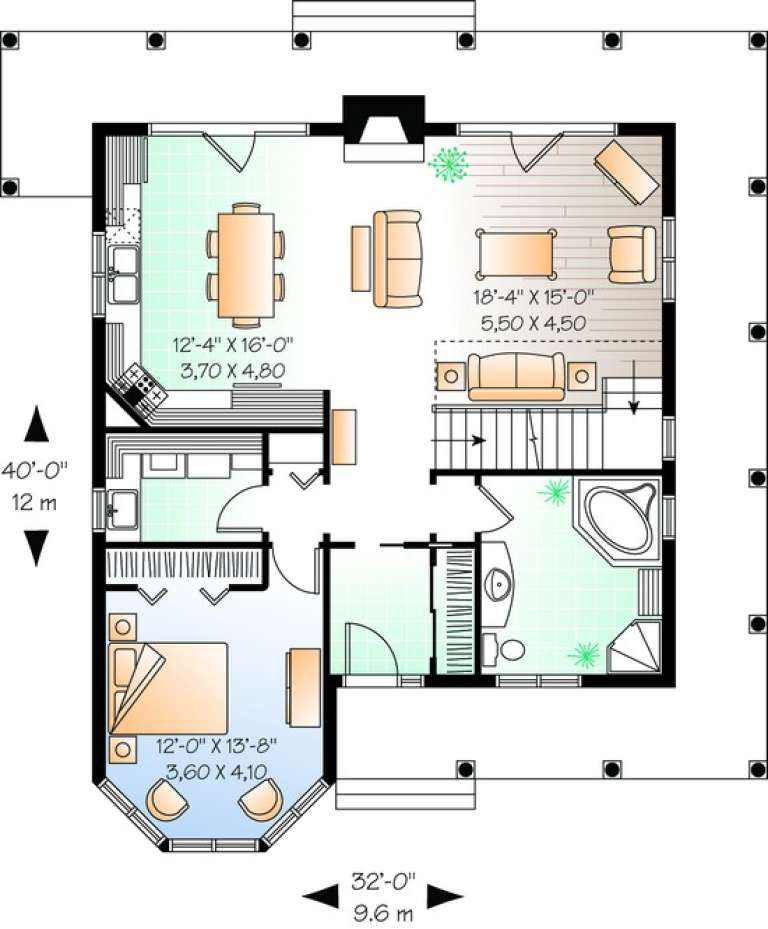 House Plan House Plan #11025 Drawing 1