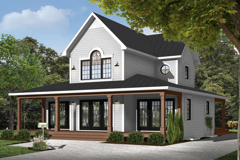 House Plan House Plan #11029 Front Elevation 