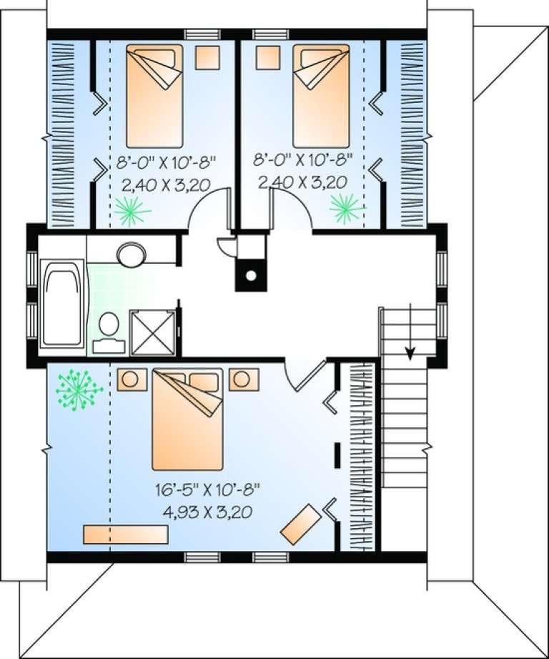 House Plan House Plan #11030 Drawing 2