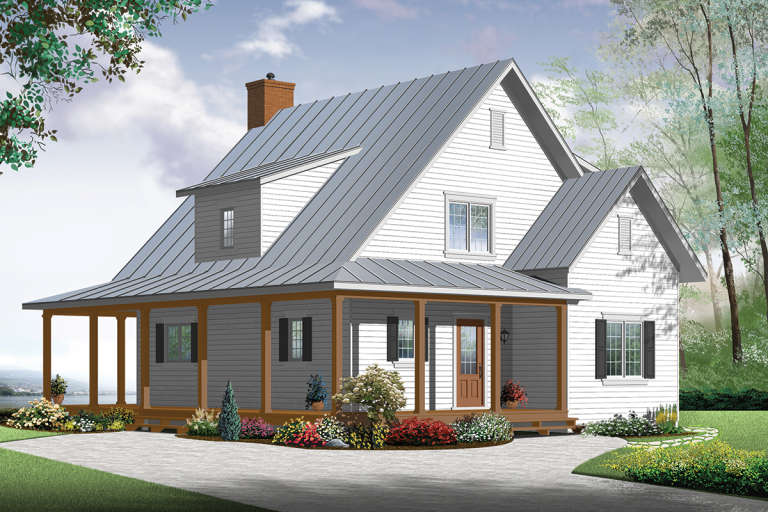 House Plan House Plan #11036 Front Elevation 