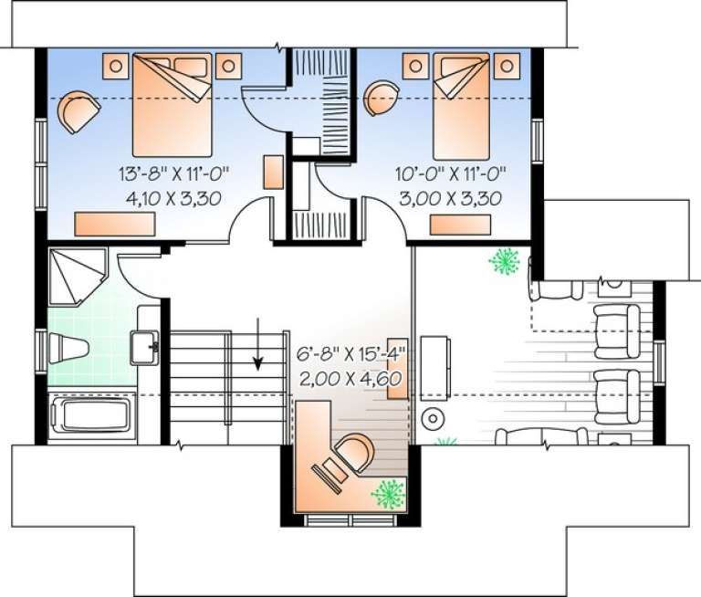 House Plan House Plan #11037 Drawing 2