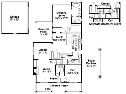 Floorplan 1 for House Plan #035-00333
