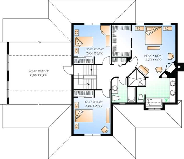 House Plan House Plan #11088 Drawing 2