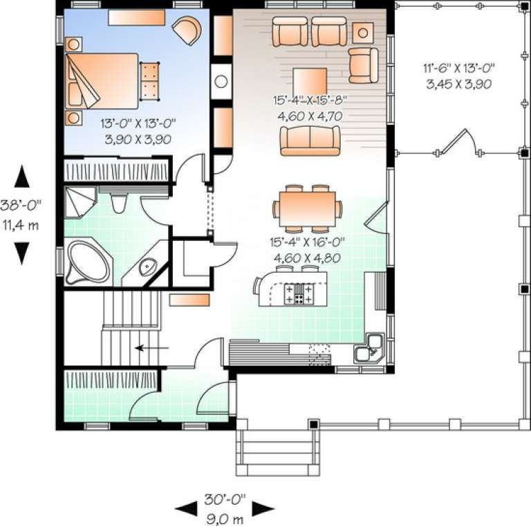 House Plan House Plan #11141 Drawing 1
