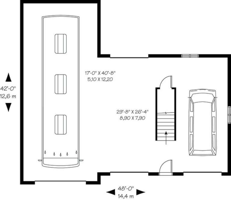 House Plan House Plan #11158 Drawing 1