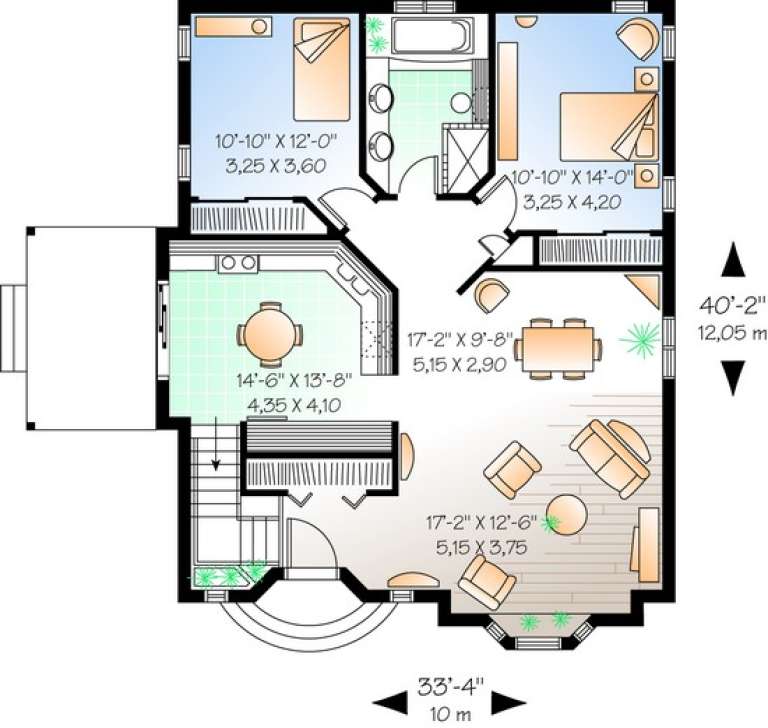 House Plan House Plan #11166 Drawing 1