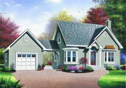 Country House Plan #034-00923 Elevation Photo